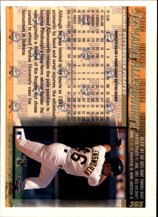 A3747- 1998 Topps Chrome BB Card #s 1-504 +Rookies -You Pick- 15+ FREE US SHIP - Picture 263 of 315