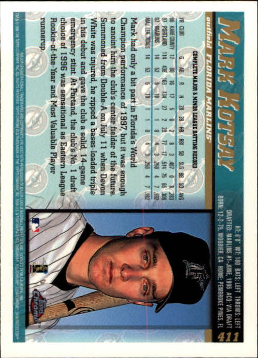 A3747- 1998 Topps Chrome BB Card #s 1-504 +Rookies -You Pick- 15+ FREE US SHIP - Picture 285 of 315