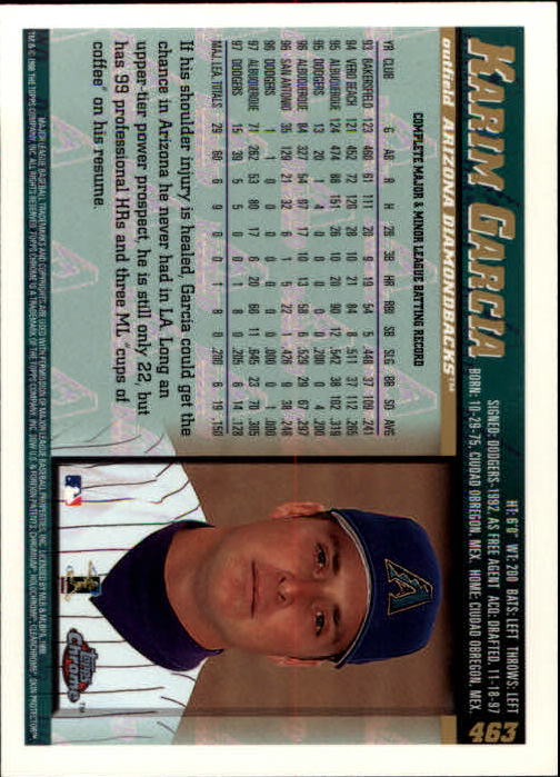 A3747- 1998 Topps Chrome BB Card #s 1-504 +Rookies -You Pick- 15+ FREE US SHIP - Picture 311 of 315