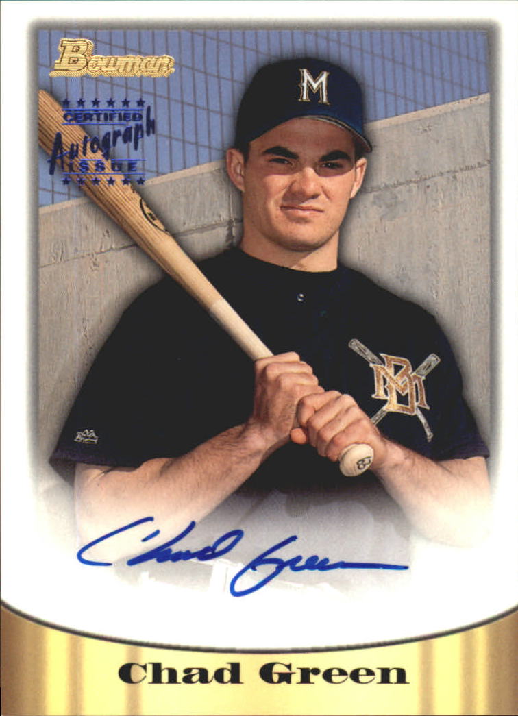 1998 Bowman Certified Blue Autographs #23 Chad Green