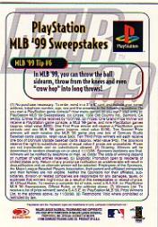 1998 Donruss MLB 99 #6 Derek Jeter back image