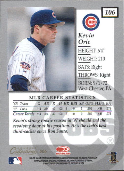 1998 Donruss Collections Baseball "Main Set" Base Cards - Picture 91 of 189