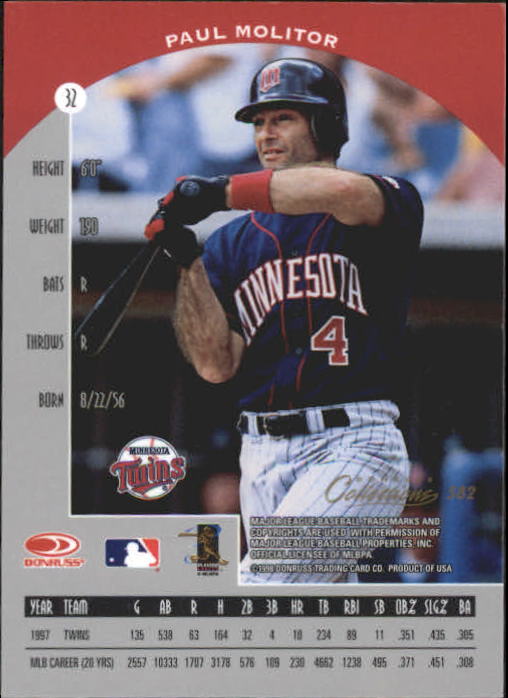 1998 Donruss Collections Baseball "Main Set" Base Cards - Picture 177 of 189