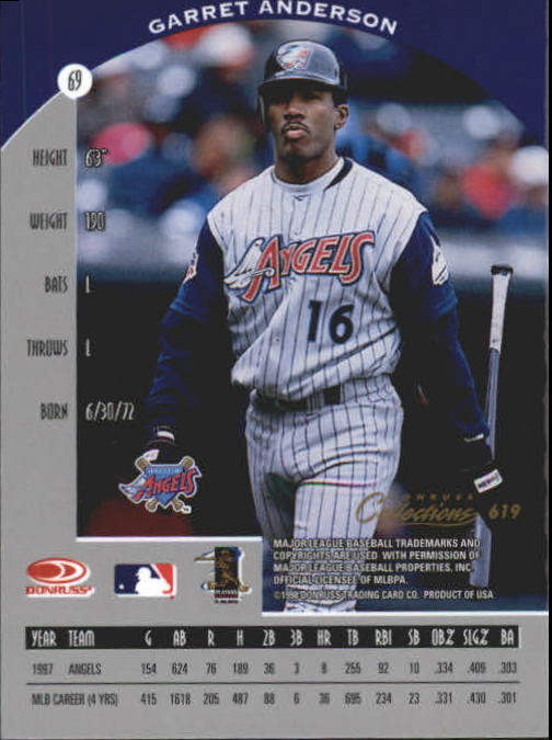 1998 Donruss Collections Baseball "Main Set" Base Cards - Picture 179 of 189