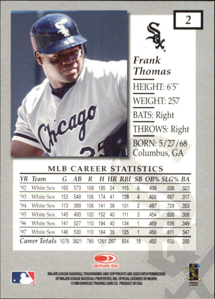1998 Donruss Elite Baseball "Main Set" Cards #1 to #150 - Picture 5 of 301