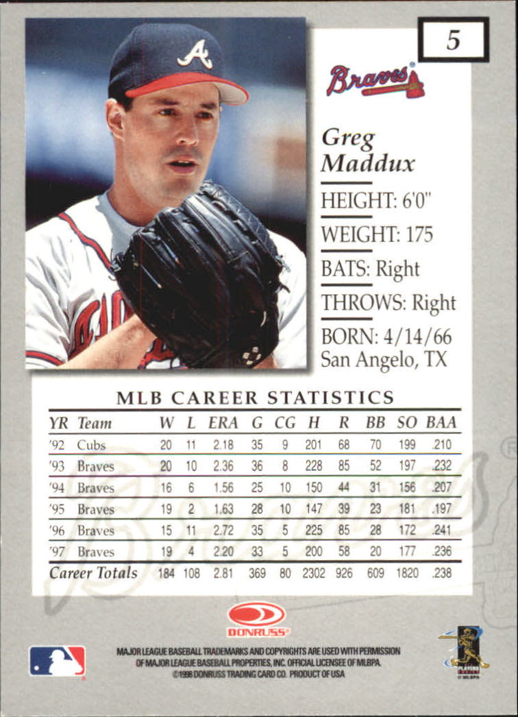 1998 Donruss Elite Baseball "Main Set" Cards #1 to #150 - Picture 11 of 301