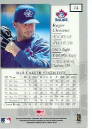 1998 Donruss Elite #14 Roger Clemens back image