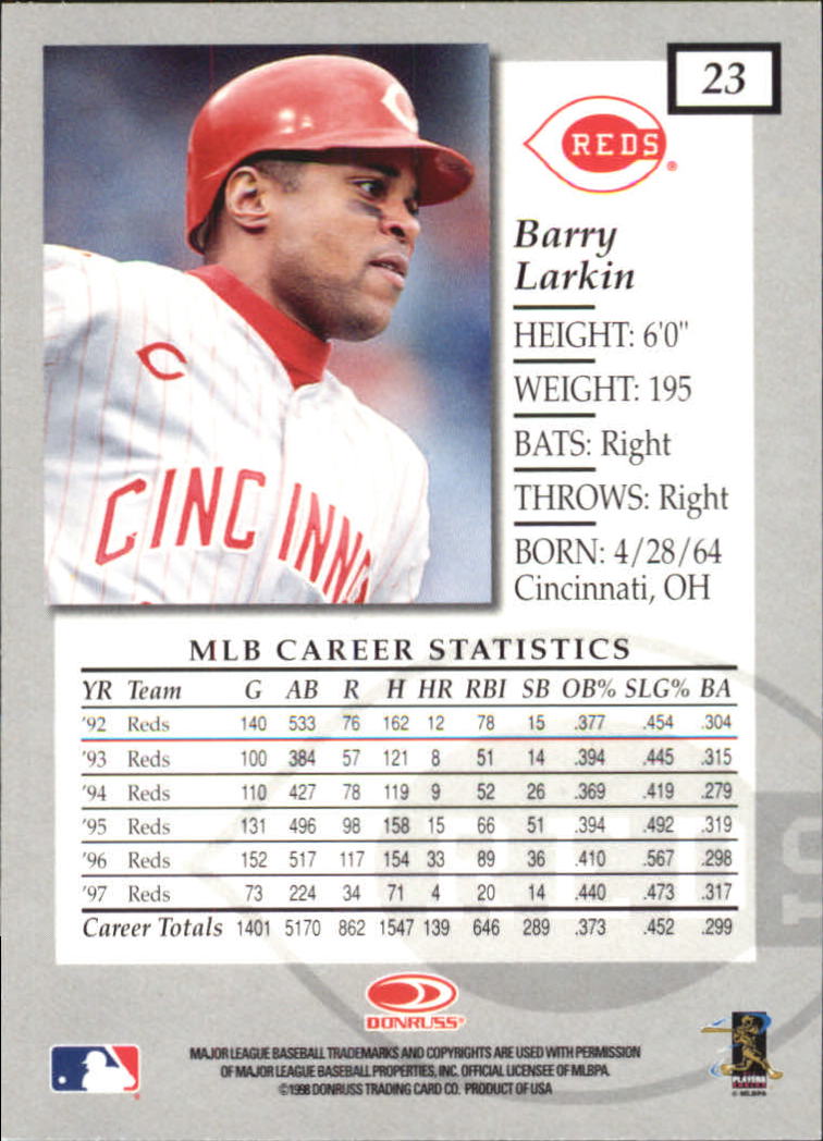 1998 Donruss Elite Baseball "Main Set" Cards #1 to #150 - Picture 47 of 301
