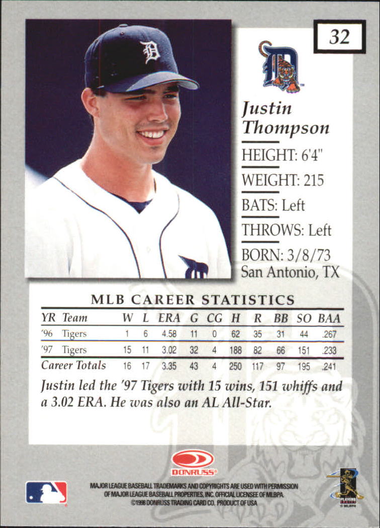 1998 Donruss Elite Baseball "Main Set" Cards #1 to #150 - Picture 65 of 301