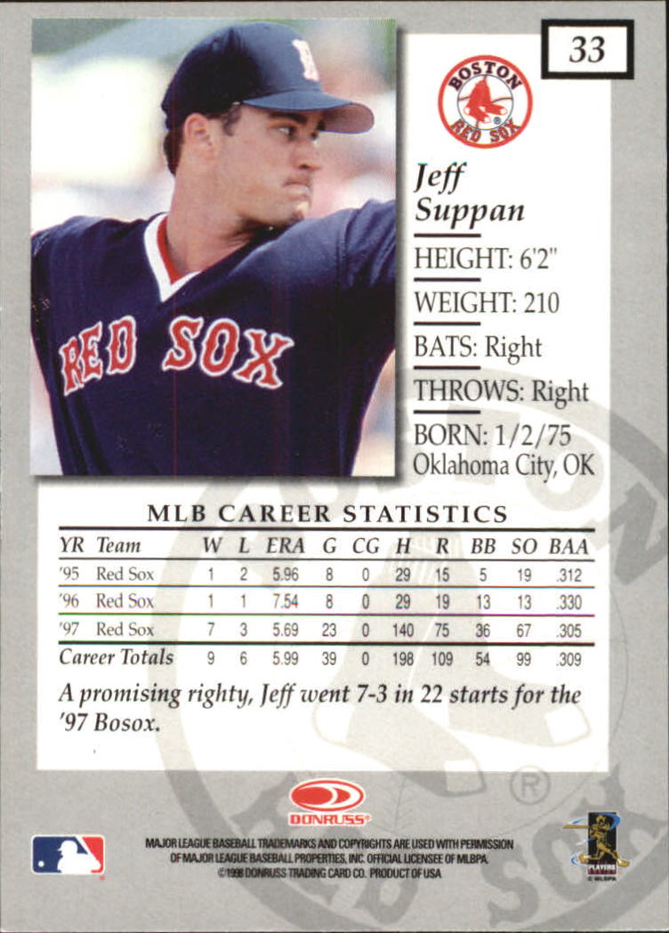 1998 Donruss Elite Baseball "Main Set" Cards #1 to #150 - Picture 67 of 301