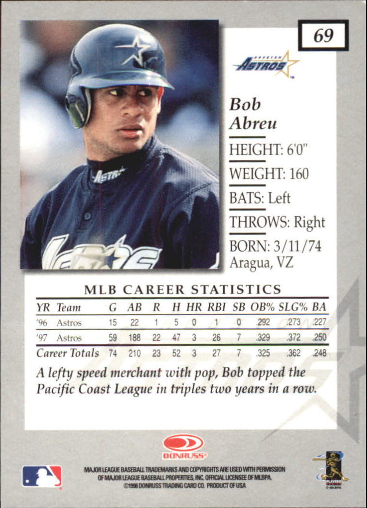 1998 Donruss Elite Baseball "Main Set" Cards #1 to #150 - Picture 139 of 301