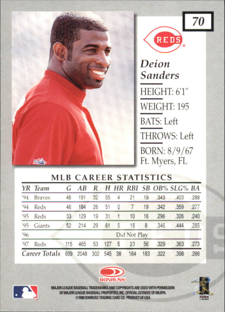 1998 Donruss Elite Baseball "Main Set" Cards #1 to #150 - Picture 141 of 301