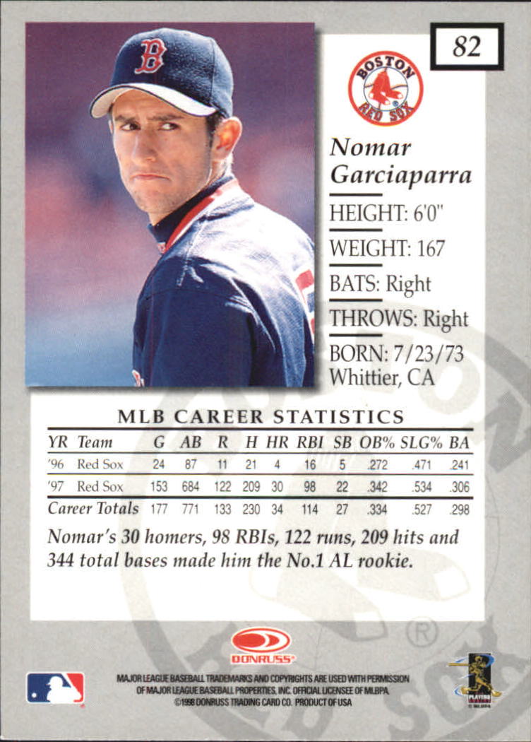 1998 Donruss Elite Baseball "Main Set" Cards #1 to #150 - Picture 165 of 301