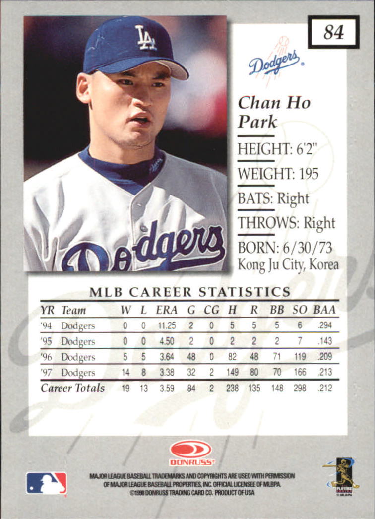 1998 Donruss Elite Baseball "Main Set" Cards #1 to #150 - Picture 169 of 301