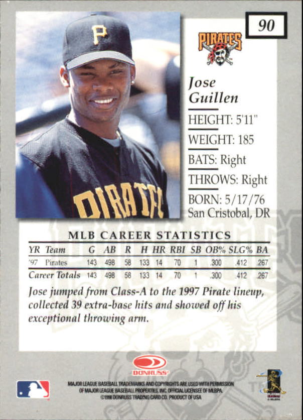 1998 Donruss Elite Baseball "Main Set" Cards #1 to #150 - Picture 181 of 301