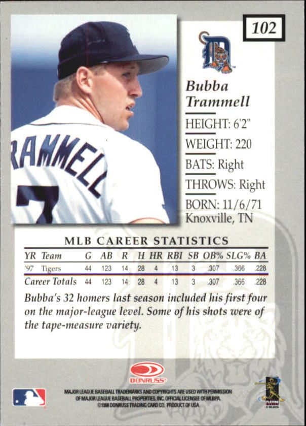 1998 Donruss Elite Baseball "Main Set" Cards #1 to #150 - Picture 205 of 301