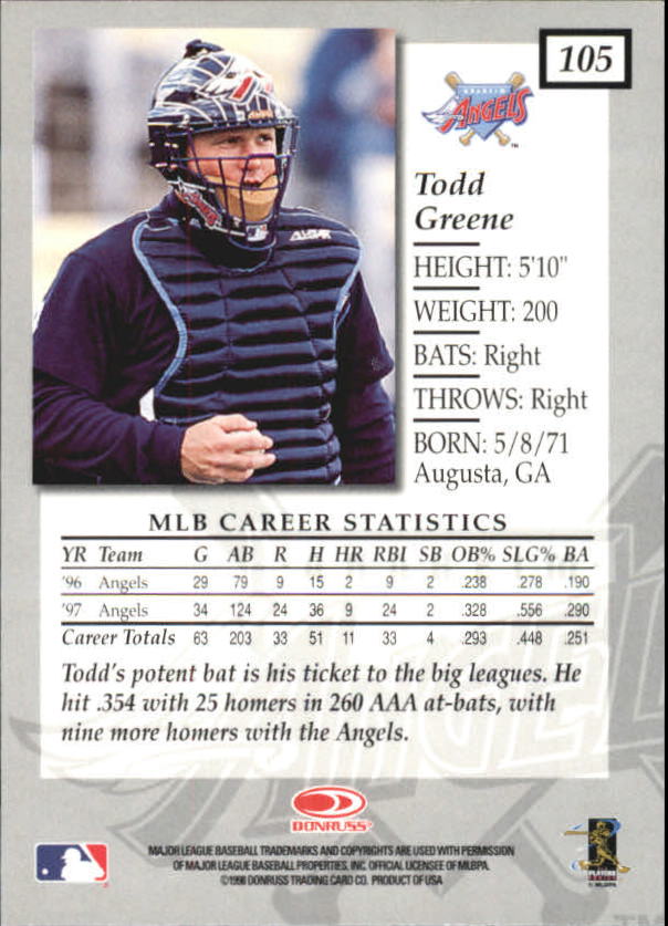 1998 Donruss Elite Baseball "Main Set" Cards #1 to #150 - Picture 211 of 301