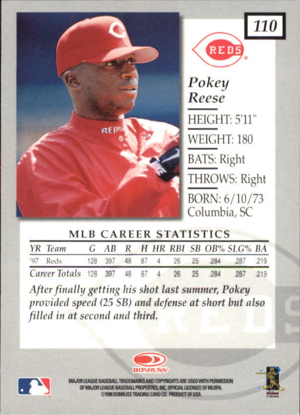 1998 Donruss Elite Baseball "Main Set" Cards #1 to #150 - Picture 221 of 301