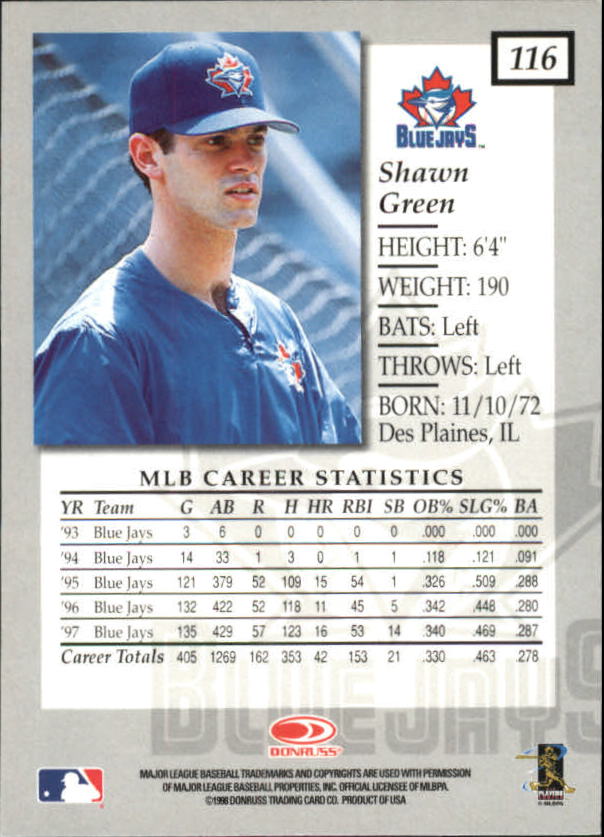 1998 Donruss Elite Baseball "Main Set" Cards #1 to #150 - Picture 233 of 301