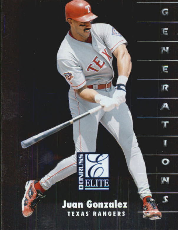 1998 Donruss Elite Baseball "Main Set" Cards #1 to #150 - Picture 256 of 301