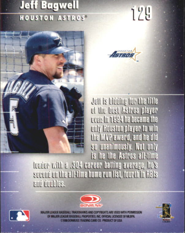 1998 Donruss Elite Baseball "Main Set" Cards #1 to #150 - Picture 259 of 301