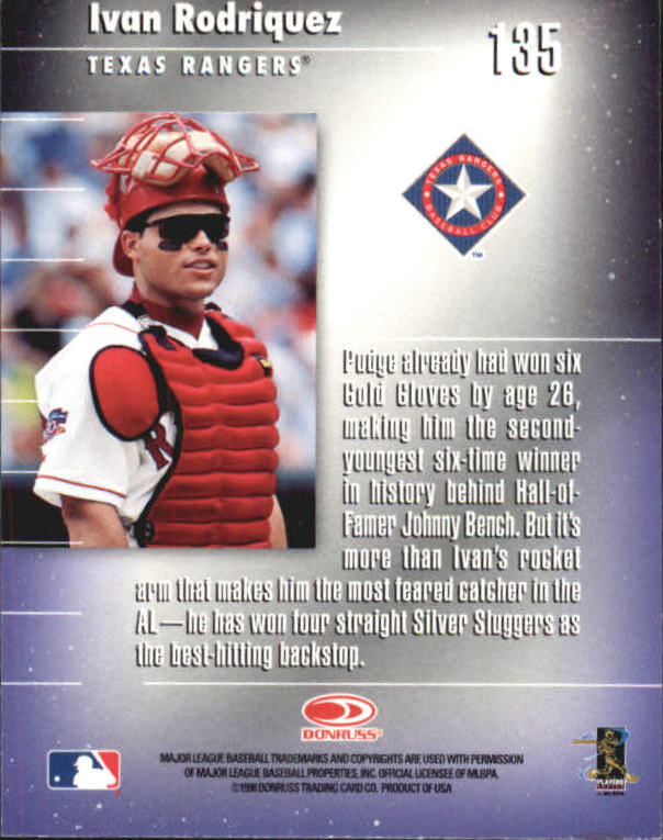 1998 Donruss Elite Baseball "Main Set" Cards #1 to #150 - Picture 271 of 301