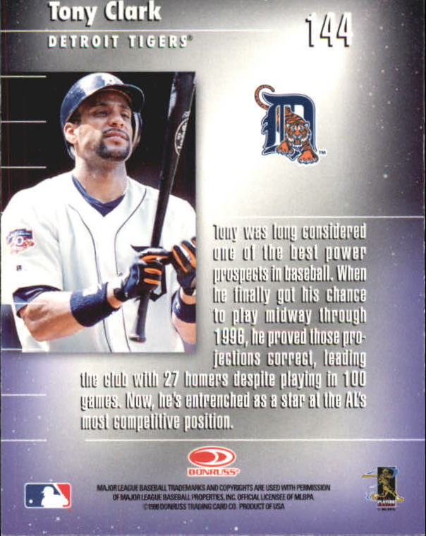 1998 Donruss Elite Baseball "Main Set" Cards #1 to #150 - Picture 289 of 301