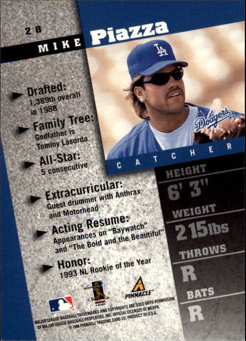 B5285- 1998 Pinnacle Inside BB Cards 1-150 +Inserts -You Pick- 15+ FREE US SHIP - Picture 43 of 254