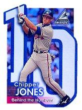 1998 Pinnacle Inside Behind the Numbers #18 Chipper Jones