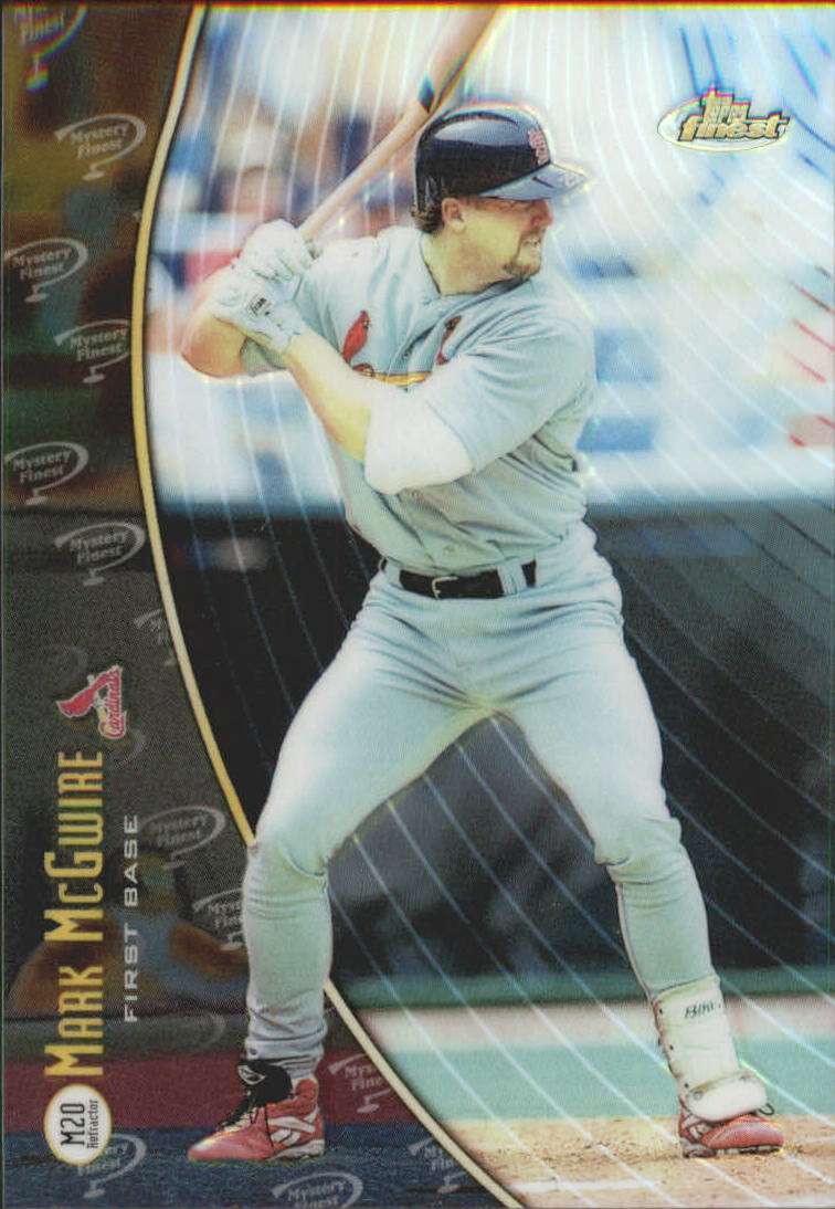 1998 Finest Mystery Finest 2 Refractors #M20 M.McGwire M.Vaughn