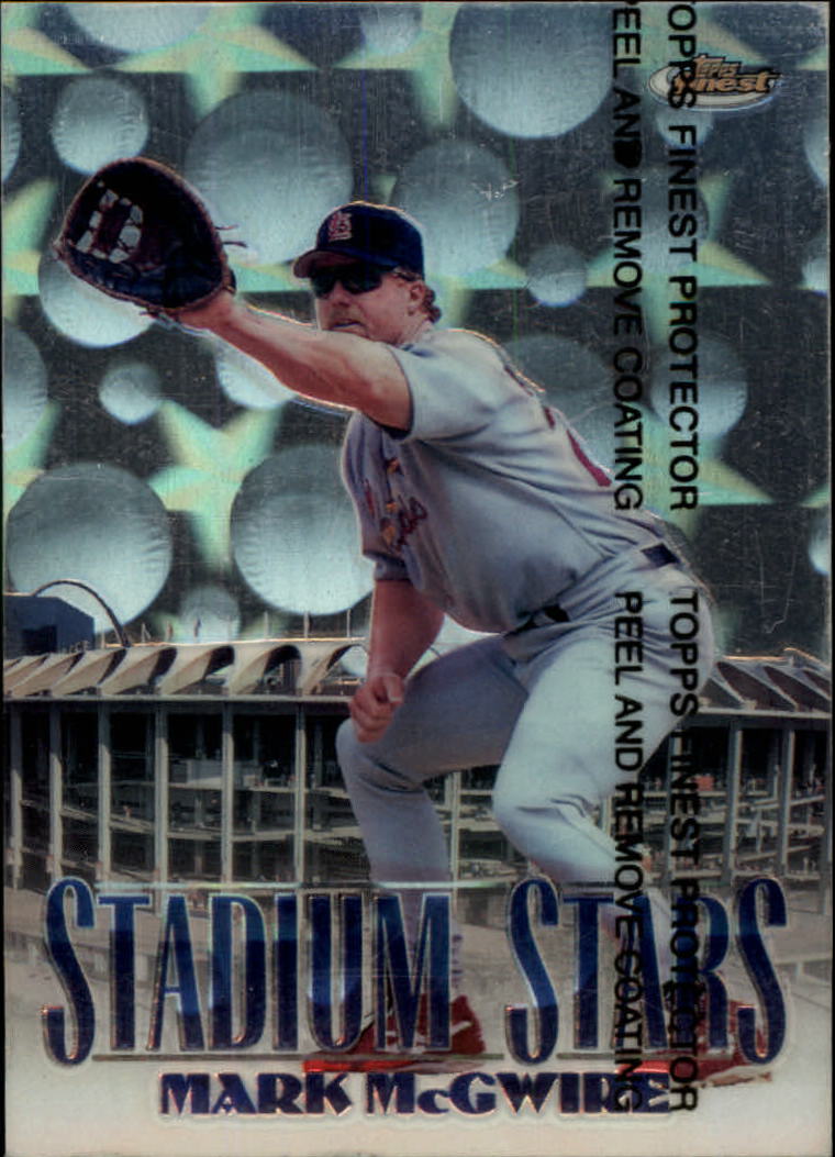 1998 Finest Stadium Stars #SS19 Mark McGwire