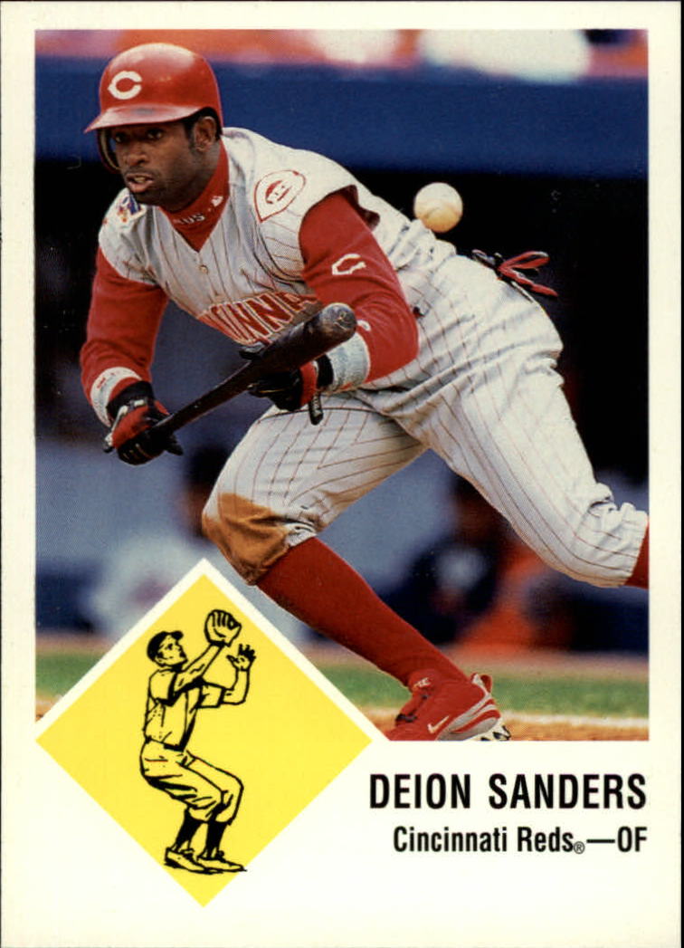 1993 Fleer #13 Deion Sanders Baseball Card - - Near Mint or Better