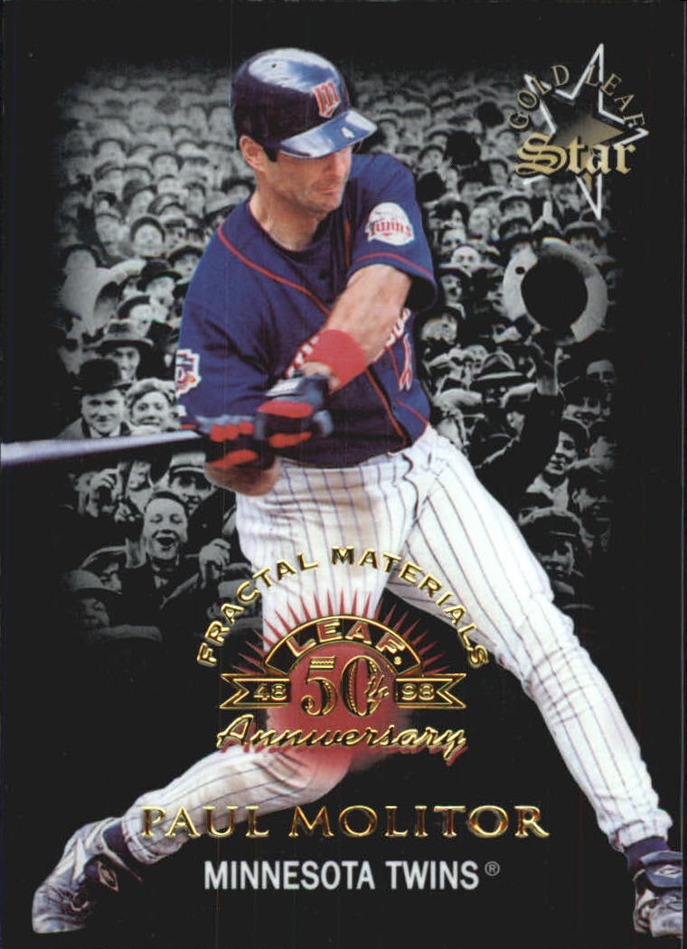 1998 Upper Deck Paul Molitor Minnesota Twins #160