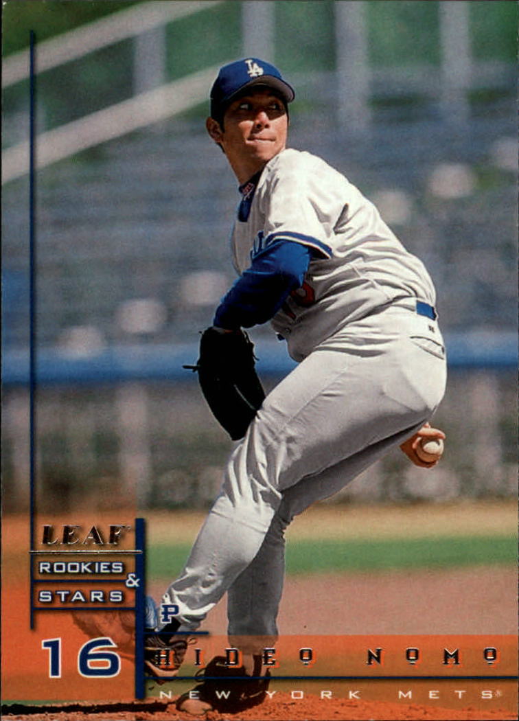 1998 Leaf Rookies and Stars #39 Hideo Nomo