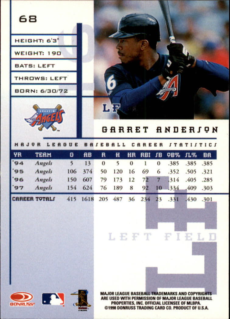B1721- 1998 Leaf Rookies and Stars BB Asst Cards -You Pick- 15+ FREE US SHIP - Picture 87 of 377