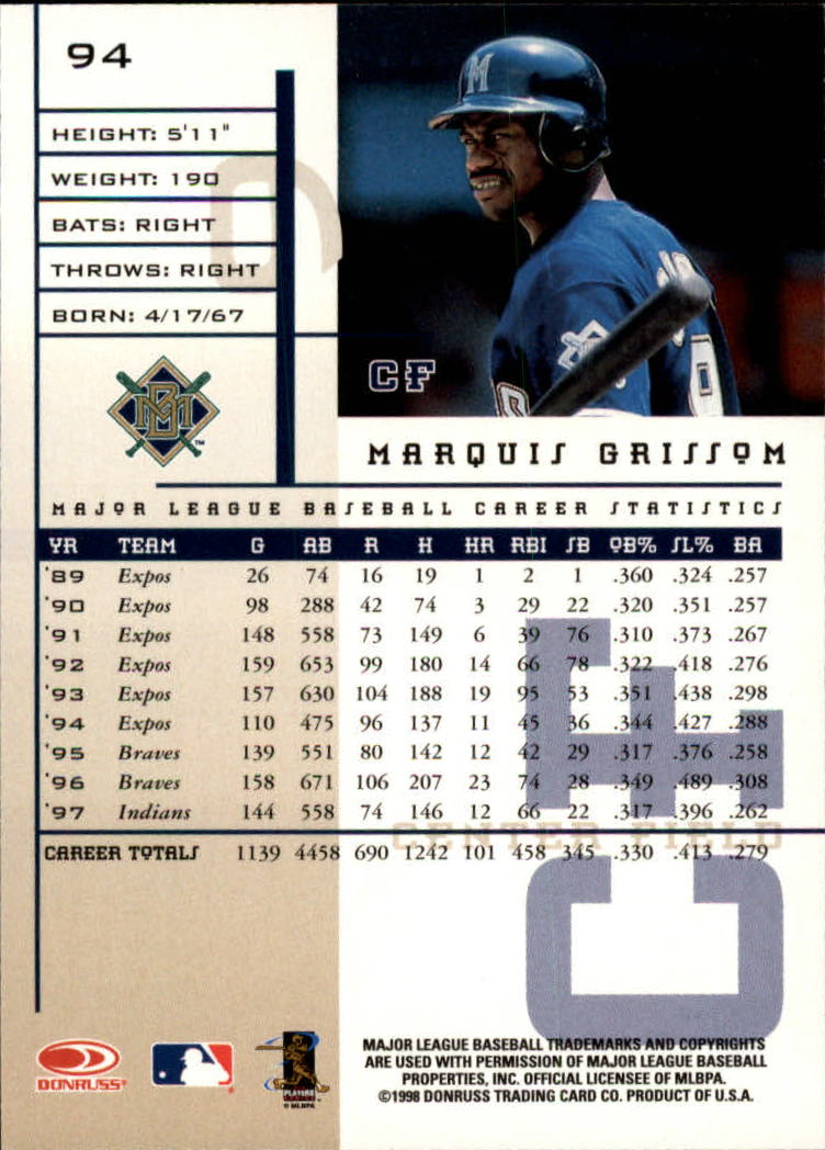 B1721- 1998 Leaf Rookies and Stars BB Asst Cards -You Pick- 15+ FREE US SHIP - Picture 133 of 377
