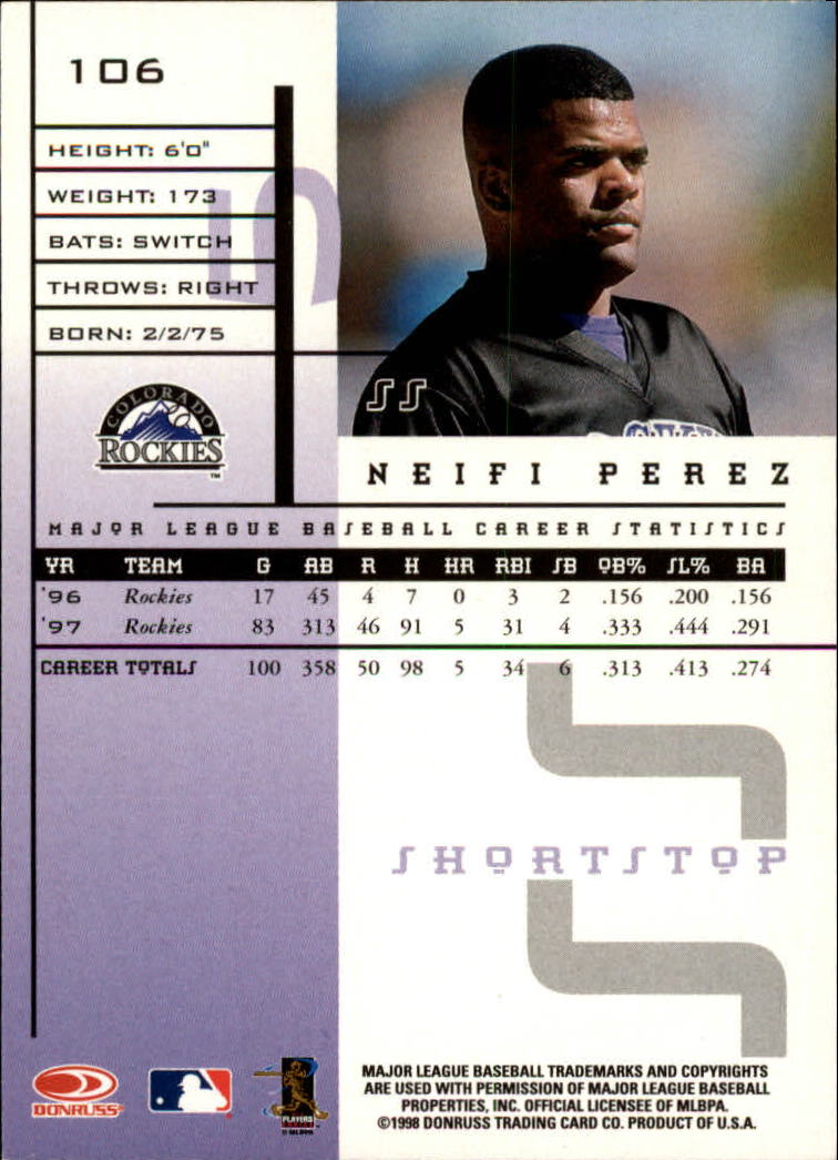 B1721- 1998 Leaf Rookies and Stars BB Asst Cards -You Pick- 15+ FREE US SHIP - Picture 157 of 377