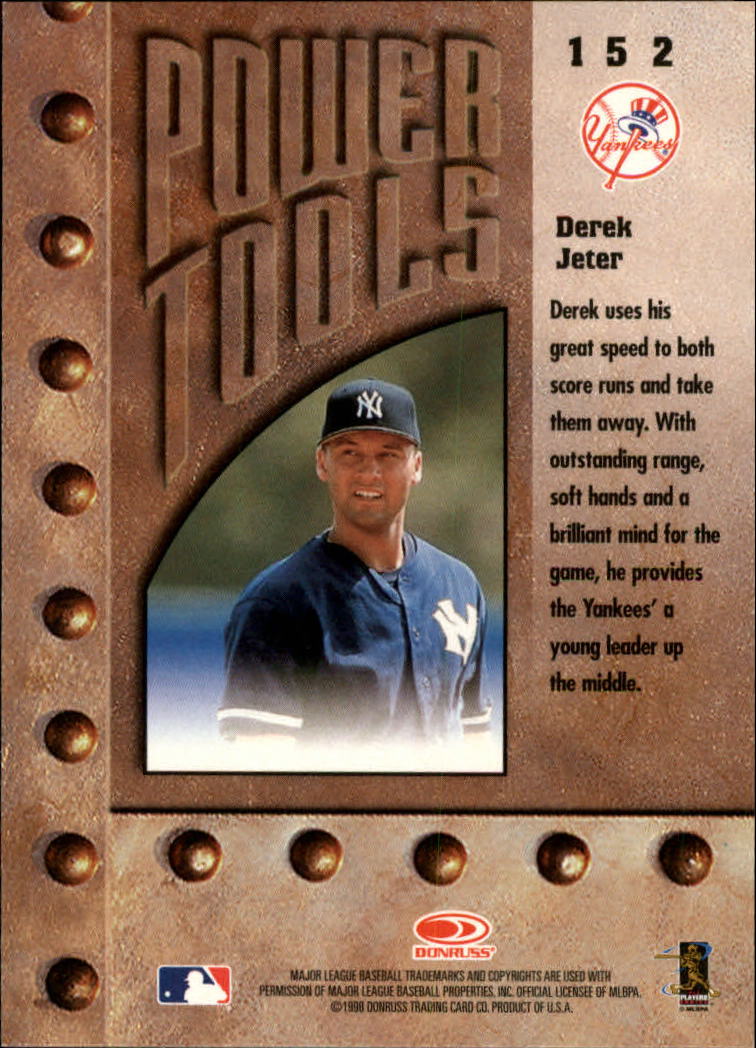 1998 Leaf Rookies and Stars #152 Derek Jeter PT SP back image
