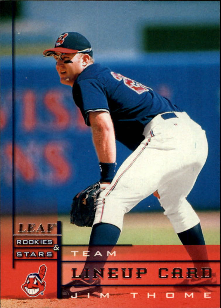 1998 Leaf Rookies and Stars #177 Jim Thome TLU SP