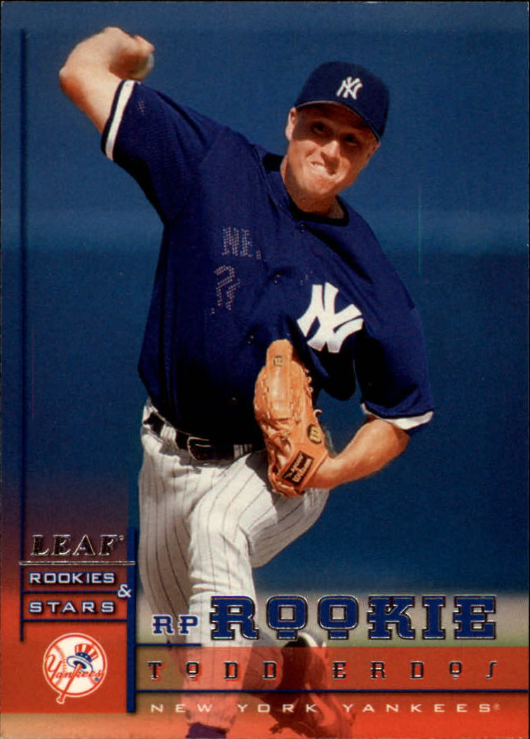 1998 Leaf Rookies and Stars #215 Todd Erdos SP RC