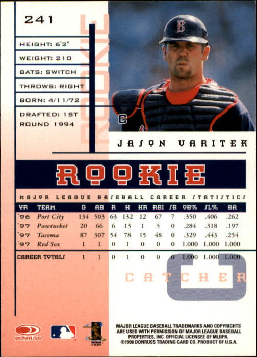 B1721- 1998 Leaf Rookies and Stars BB Asst Cards -You Pick- 15+ FREE US SHIP - Picture 239 of 377