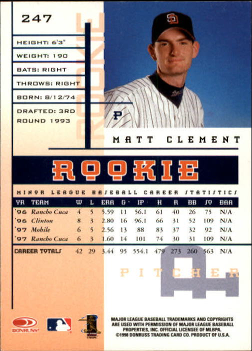 B1721- 1998 Leaf Rookies and Stars BB Asst Cards -You Pick- 15+ FREE US SHIP - Picture 251 of 377