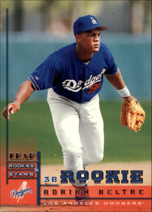 ADRIAN BELTRE ROOKIE CARD Fleer Brilliants BLUE VERSION RC Dodgers