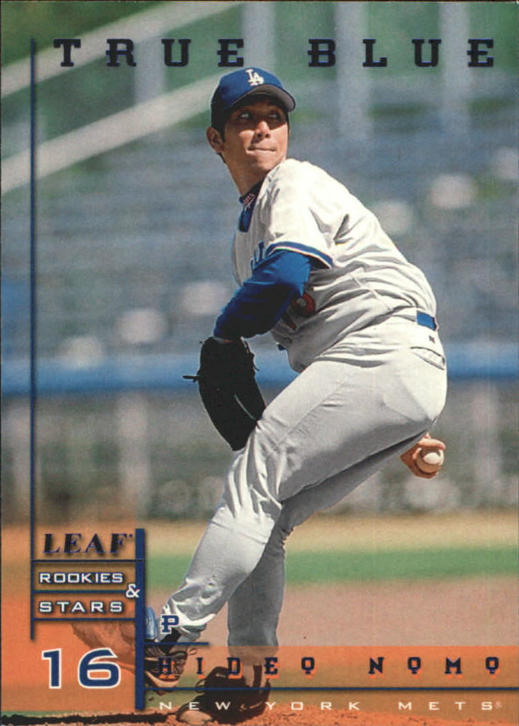 1998 Leaf Rookies and Stars True Blue #39 Hideo Nomo