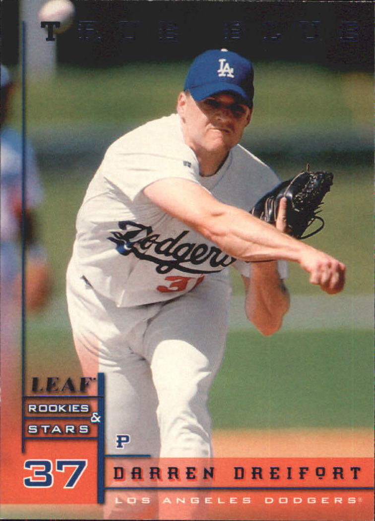 1998 Leaf Rookies and Stars True Blue #86 Darren Dreifort