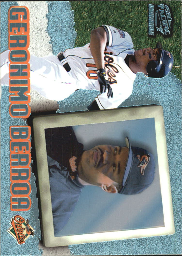 1998 Pacific Invincible Platinum Blue #8 Geronimo Berroa