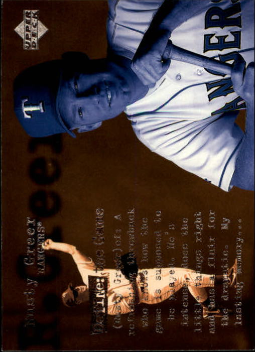 1998 Upper Deck #152 Rusty Greer DG