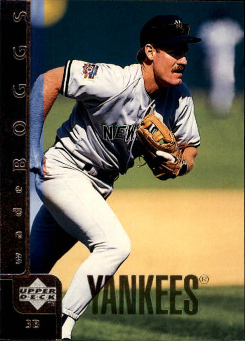 Wade Boggs cards (1989-2024) Red Sox Yankees Rays - You Choose