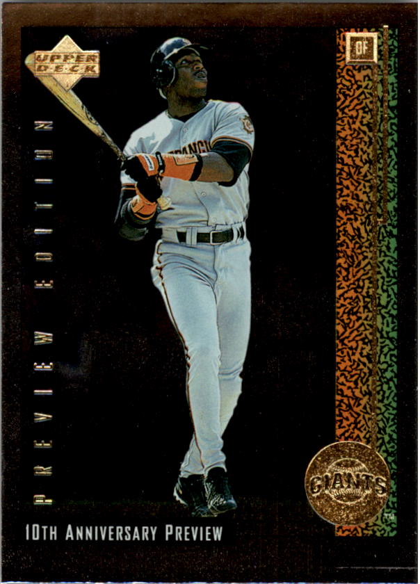 1998 Upper Deck 10th Anniversary Preview #56 Barry Bonds