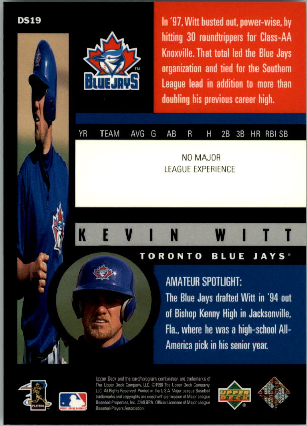 A0522- 1998 Upper Deck BB Verschiedene Einsatz Karten -du Pick- 15 + Kostenlose - Bild 27 von 95